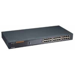 D-Link 24-port 10/100M NWay Rack Mountable,  Auto-negotiation of MDI/MDIX Cross Over and IEEE 802.3x Flow Control