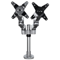 Desk Mount Dual Monitor Arm - Articulating - Premium