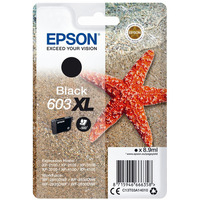 Epson C13T03A14010 (603XL) Ink cartridge black,  500 pages,  9ml
