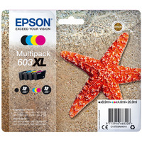 Epson C13T03A64010 (603XL) Ink cartridge multi pack,  8, 9ml + 3x4ml,  Pack qty 4