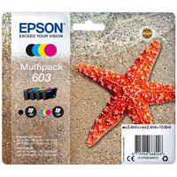 Epson C13T03U64010 (603) Ink cartridge multi pack,  3, 4ml + 3x2, 4ml,  Pack qty 4