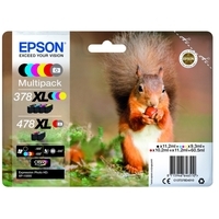 Epson C13T379D4010 (378XL/478XL) Ink cartridge multi pack,  11, 2ml +3x9, 3ml + 10, 2ml + 11, 2ml,  Pack qty 6