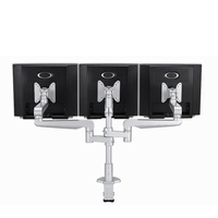 Ergo CMS2978S flat panel desk mount 61 cm (24"") Clamp Silver