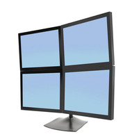 Ergotron DS Series DS100 Quad Monitor Desk Stand 61 cm (24") Black