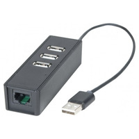 EXC 310623 interface hub USB 2.0 Black