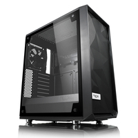Fractal Design Meshify C " TG Midi Tower Black,  Transparent