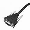 Honeywell 42204253-04E serial cable Black 2.3 m TX 2-pin D-Sub 9-pin / Mini DIN 4-pin