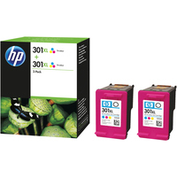 HP 301XL 2-pack Tri-color