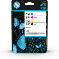 HP 6ZC65AE (950/951) Ink cartridge multi pack,  24ml + 3x8ml,  Pack qty 4