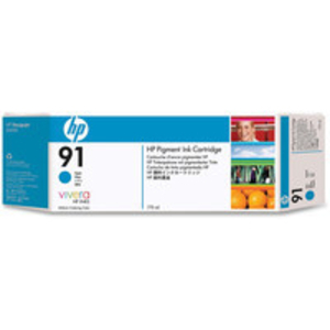 HP C9483A (91) Inkcartridge cyan,  775ml,  Pack qty 3