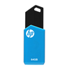 HP v150w USB flash drive 64 GB USB Type-A 2.0 Black,  Blue
