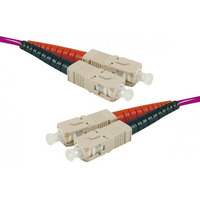 Hypertec 391480-HY fibre optic cable 1 m SC OM3 Purple
