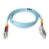Hypertec 391557-HY fibre optic cable 10 m SC LC OM3 Aqua colour