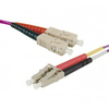 Hypertec 393174-HY fibre optic cable 0.5 m SC LC OM4 Pink