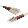 Hypertec ProConnectLite fibre optic cable 5 m SC LC OM4 Aqua colour
