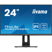 iiyama ProLite XUB2493QSU-B1 computer monitor 60.5 cm (23.8") 2560 x 1440 pixels Wide Quad HD LED Black