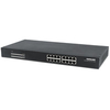 Intellinet 16-Port Gigabit Ethernet PoE+ Switch,  16 x PoE ports,  IEEE 802.3at/af Power-over-Ethernet (PoE+/PoE),  Endspan,  Rackmount (UK 3-pin plug)