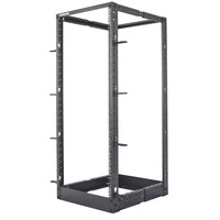 Intellinet 19"" 4-Post Open Frame Rack,  26U,  Max 360kg,  Flatpack,  Black