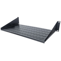 Intellinet 19"" Cantilever Shelf,  2U,  2-Point Front Mount,  250mm Depth,  Black