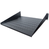 Intellinet 19"" Cantilever Shelf,  2U,  2-Point Front Mount,  400mm Depth,  Vented,  Black