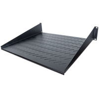 Intellinet 19"" Cantilever Shelf,  2U,  2-Point Front Mount,  400mm Depth,  Vented,  Black
