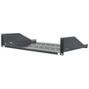 Intellinet 19"" Cantilever Shelf,  2U,  Fixed,  Depth 350mm,  Black.
