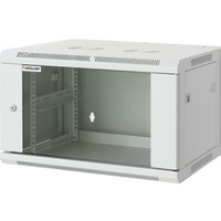 Intellinet 19"" Wallmount Cabinet,  12U,  635 (h) x 600 (w) x 450 (d) mm,  Max 60kg,  Assembled,  Grey
