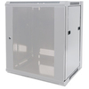 Intellinet 19"" Wallmount Cabinet,  9U,  500 (h) x 570 (w) x 600 (d) mm,  Max 60kg,  Flatpack,  Grey