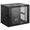 Intellinet 19"" Wallmount Cabinet,  9U,  500 (h) x 600 (w) x 450 (d) mm,  Max 60kg,  Assembled,  Black