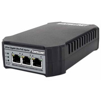Intellinet 2-Port Gigabit Ultra PoE-Injector 10/100/1000 Mbit/s (UK 3-pin plug)