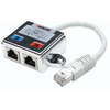 Intellinet 2-Port Modular Distributor,  Cat5e,  FTP,  allows two RJ45 ports to share one Cat5e network cable