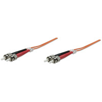Intellinet Fibre Optic Patch Cable,  Duplex,  Multimode,  ST/ST,  50/125 &181;m,  OM2,  2m,  LSZH,  Orange