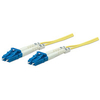 Intellinet Fibre Optic Patch Cable,  Duplex,  Single-Mode,  LC/LC,  9/125 &181;m,  OS2,  5m,  LSZH,  Yellow