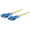 Intellinet Fibre Optic Patch Cable,  Duplex,  Single-Mode,  SC/SC,  9/125 &181;m,  OS2,  5m,  LSZH,  Yellow