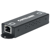 Intellinet Gigabit High-Power PoE+ Extender Repeater,  IEEE 802.3at/af Power over Ethernet (PoE+/PoE),  metal