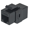 Intellinet Inline Coupler,  Cat5e,  UTP,  Keystone Type,  8P8C Female to 8P8C Female,  Black