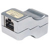 Intellinet Inline Coupler,  Cat6,  FTP,  Locking Function,  Metallic
