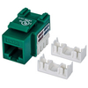 Intellinet Keystone Jack,  Cat6,  UTP,  Punch-down,  Green