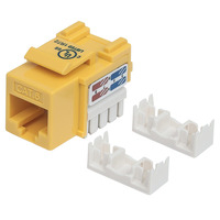 Intellinet Keystone Jack,  Cat6,  UTP,  Punch-down,  Yellow