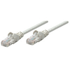 Intellinet Network Patch Cable,  Cat5e,  0.25m,  Grey,  CCA,  SF/UTP,  PVC,  RJ45,  Gold Plated Contacts,  Snagless,  Booted,  Polybag