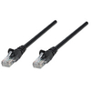Intellinet Network Patch Cable,  Cat5e,  0.5m,  Black,  CCA,  U/UTP,  PVC,  RJ45,  Gold Plated Contacts,  Snagless,  Booted,  Polybag