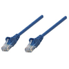 Intellinet Network Patch Cable,  Cat5e,  0.5m,  Blue,  CCA,  U/UTP,  PVC,  RJ45,  Gold Plated Contacts,  Snagless,  Booted,  Polybag