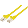 Intellinet Network Patch Cable,  Cat5e,  0.5m,  Yellow,  CCA,  SF/UTP,  PVC,  RJ45,  Gold Plated Contacts,  Snagless,  Booted,  Polybag
