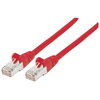 Intellinet Network Patch Cable,  Cat7 Cable/Cat6A Plugs,  7.5m,  Red,  Copper,  S/FTP,  LSOH / LSZH,  PVC,  RJ45,  Gold Plated Contacts,  Snagless,  Booted,  Polybag
