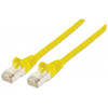 Intellinet Network Patch Cable,  Cat7 Cable/Cat6A Plugs,  7.5m,  Yellow,  Copper,  S/FTP,  LSOH / LSZH,  PVC,  RJ45,  Gold Plated Contacts,  Snagless,  Booted,  Polybag