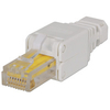 Intellinet RJ45 Modular Plug,  Toolless Connector,  Cat5/5e/6,  22-26 AWG solid and stranded UTP cables