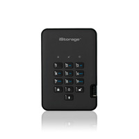 iStorage diskAshur2 256-bit 512GB USB 3.1 secure encrypted solid-state drive - Black IS-DA2-256-SSD-512-B