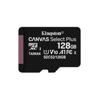 Kingston Technology Canvas Select Plus memory card 128 GB MicroSDXC Class 10 UHS-I