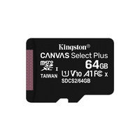 Kingston Technology Canvas Select Plus memory card 64 GB MicroSDXC Class 10 UHS-I