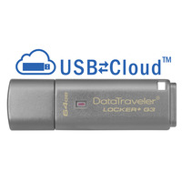 Kingston Technology DataTraveler Locker+ G3 64GB USB flash drive USB Type-A 3.0 (3.1 Gen 1) Silver